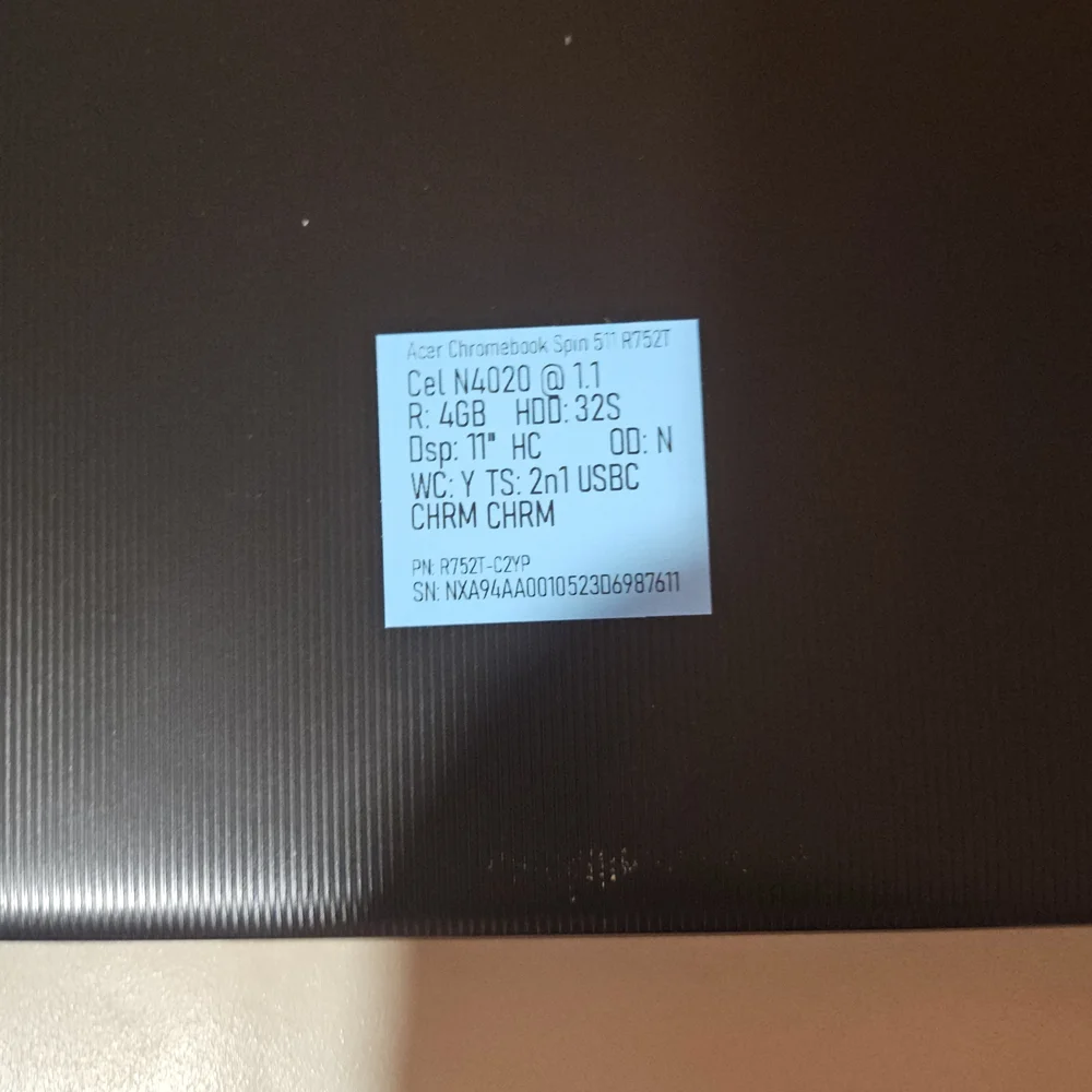 Acer Black Chromebook